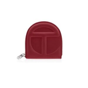 Telfar oxblood wallet